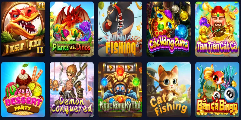 Các loại game bắn cá tại GOOD88